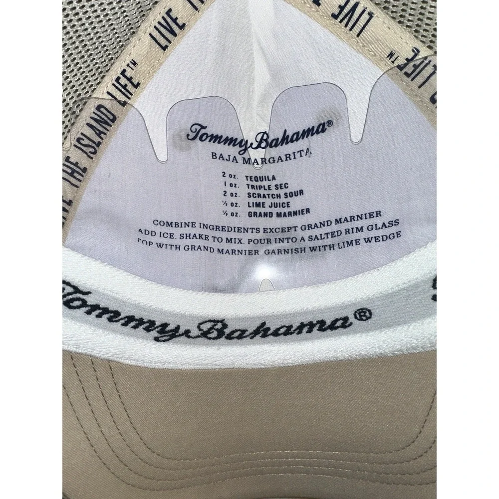 Tommy Bahama Baseball Cap Tip Your Cap Snapback Trucker‎ Cap Cocktail Recipe NWT
